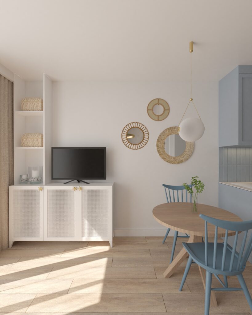 Projekt nadmorskiego apartamentu w Gdańsku