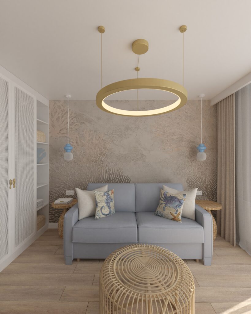 Projekt nadmorskiego apartamentu w Gdańsku