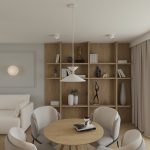 Salon z przestronnym układem i eleganckimi detalami